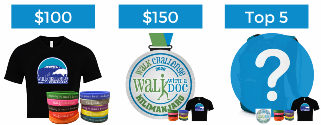 2020 Walk Challenge Swag